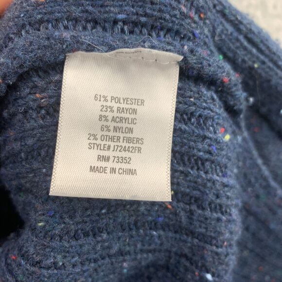 Alya Open Front Cardigan Sweater Women's Pockets Long Tunic Knit Size Small Blue - Picture 10 of 15